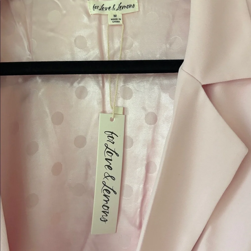 For Love And Lemons Pink Blazer - Picture 2 of 3